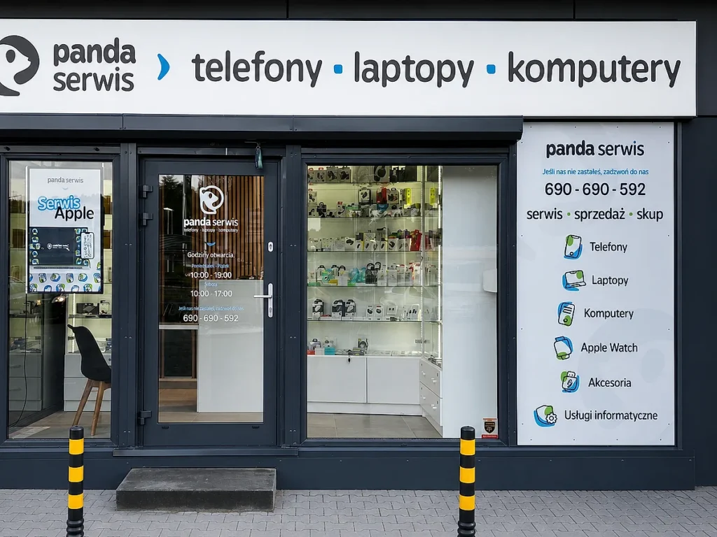 Lokal Panda Serwis przy ul. Reformackiej 26 w Wieliczce